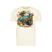Vintage Arctic farm truck farm animals Vintage Tee - FaDigitalArtStudio