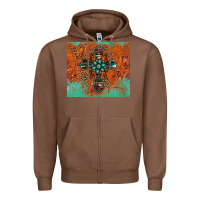 Chestnut western cross tumbler Zipper Hoodie - Jasminsmagicworld