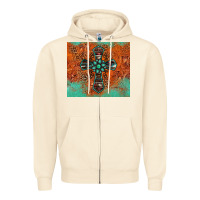 Sandshell western cross tumbler Zipper Hoodie - Jasminsmagicworld