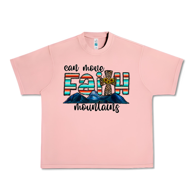 Can Move Faith Mountains Urban Heavy Tee by CowhideDigitalArt | Teevron