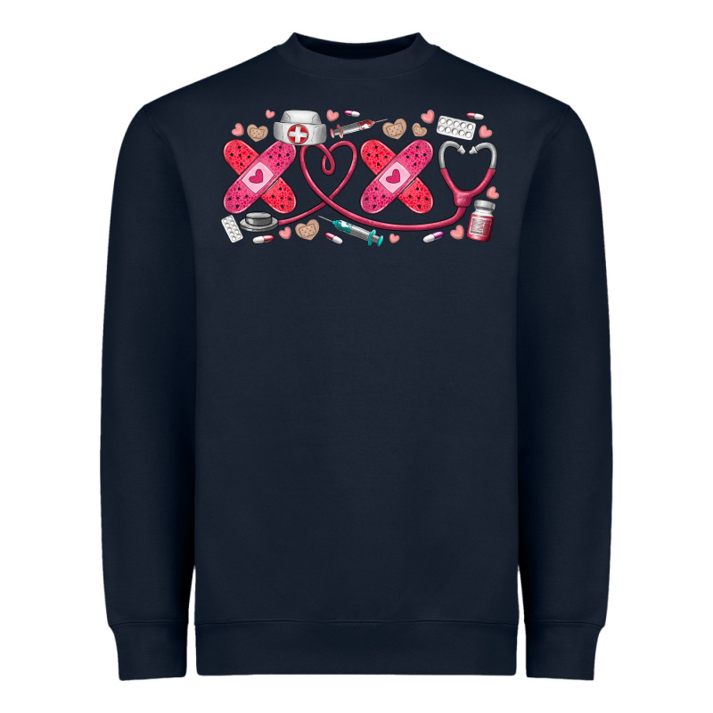Xoxo Valentine Heavyweight Sweatshirt by RacoonDesign | Teevron