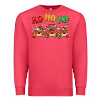 Cardinal ho ho ho reindeer Premium Sweatshirt - MaliasSmallBusiness