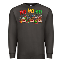 Smoke ho ho ho reindeer Premium Sweatshirt - MaliasSmallBusiness
