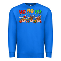 True Royal ho ho ho reindeer Premium Sweatshirt - MaliasSmallBusiness