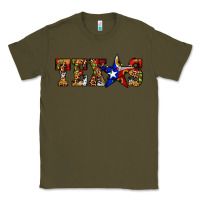 Army Green texas christmas Classic Tee - JahusDesignShop