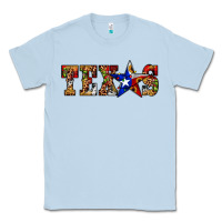 Dusty Blue texas christmas Classic Tee - JahusDesignShop