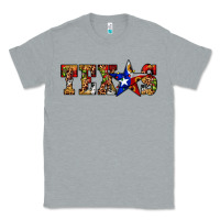 Heather Grey texas christmas Classic Tee - JahusDesignShop