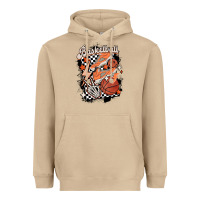 Mushroom checkered retro basketball Heavyweight Hoodie - MaliasSmallBusiness