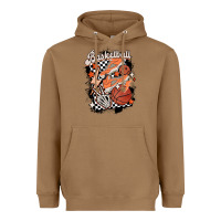 Toasted Coconut checkered retro basketball Heavyweight Hoodie - MaliasSmallBusiness