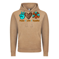 Vintage Coffee peace love thankful Vintage Hoodie - JahusDesignShop