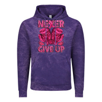 Cloud Purple never give up cancer Vintage Hoodie - texasbilliewilder