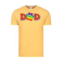 Vintage Mustard lgbtq dad and paw Vintage Tee - HRA Design Shop