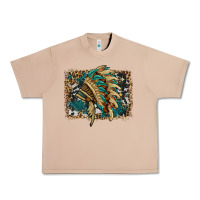 Burro indian headdress with background Urban Heavy Tee - HRA Design Shop