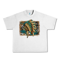 Lunar Rock indian headdress with background Urban Heavy Tee - HRA Design Shop