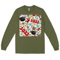 Graduation 2022 Seamless Pattern Long Sleeve Tee | Teevron