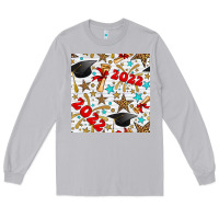 Moon Dust graduation 2022 seamless pattern Long Sleeve Tee - BundleAndBundleShop