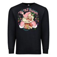 Black mexican christmas Premium Sweatshirt - MaliasSmallBusiness