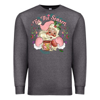 Charcoal Heather mexican christmas Premium Sweatshirt - MaliasSmallBusiness