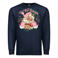 Navy mexican christmas Premium Sweatshirt - MaliasSmallBusiness