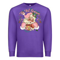 Purple mexican christmas Premium Sweatshirt - MaliasSmallBusiness