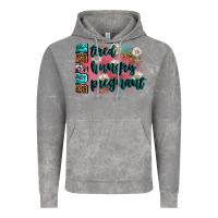 Cloud Rock super tired super hungry super pregnant Vintage Hoodie - Zillion Design Studio
