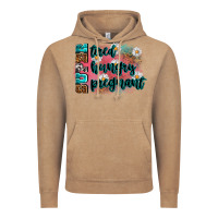 Super Tired Super Hungry Super Pregnant Vintage Hoodie | Teevron