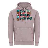 Vintage Zinc super tired super hungry super pregnant Vintage Hoodie - Zillion Design Studio
