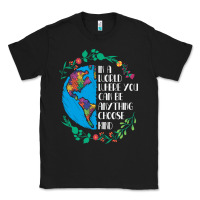 Black Autism Awareness Kindness Puzzle Earth Classic Tee - CowhideDigitalArt
