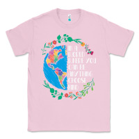 Bubblegum Pink Autism Awareness Kindness Puzzle Earth Classic Tee - CowhideDigitalArt