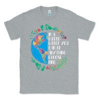 Heather Grey Autism Awareness Kindness Puzzle Earth Classic Tee - CowhideDigitalArt