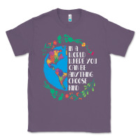 Lavender Autism Awareness Kindness Puzzle Earth Classic Tee - CowhideDigitalArt
