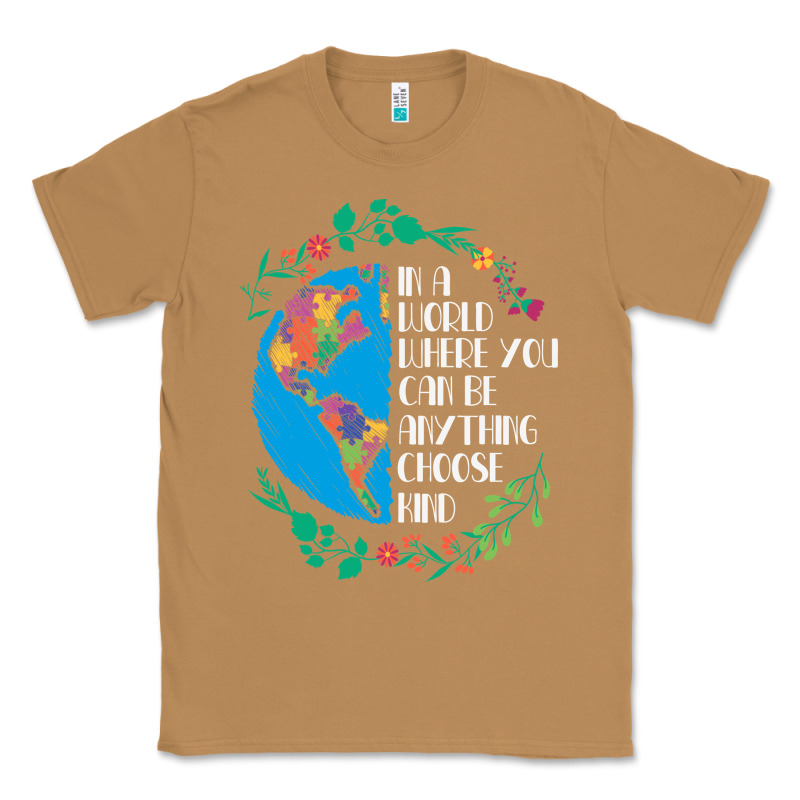 Autism Awareness Kindness Puzzle Earth Classic Tee by CowhideDigitalArt | Teevron