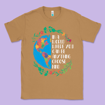 Autism Awareness Kindness Puzzle Earth Classic Tee Designed By Cowhidedigitalart