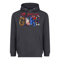 Smoke all american girl Heavyweight Hoodie - NancyCooperArtShop