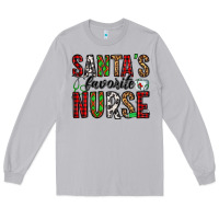 Moon Dust santa's favorite nurse Long Sleeve Tee - Jasminsmagicworld
