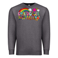 Charcoal Heather childcare life Premium Sweatshirt - NancyCooperArtShop