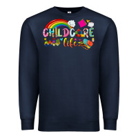 Navy childcare life Premium Sweatshirt - NancyCooperArtShop