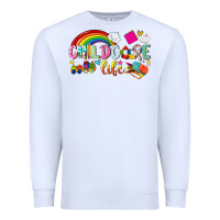 White childcare life Premium Sweatshirt - NancyCooperArtShop