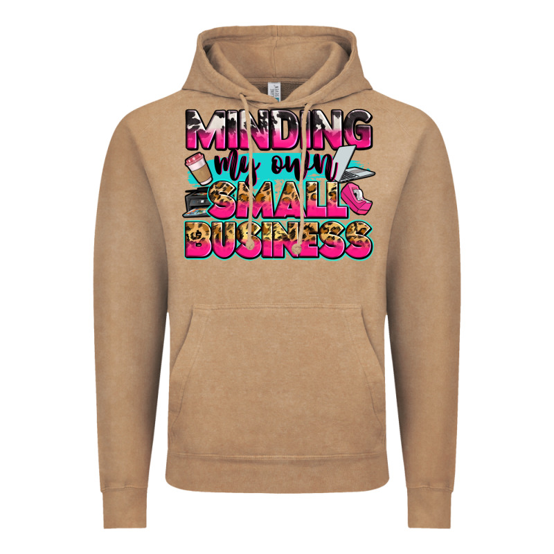 Minding My Own Small Business Vintage Hoodie by Zillion Design Studio | Teevron