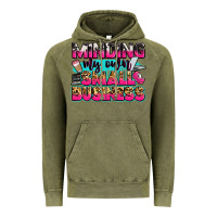 Vintage Olive minding my own small business Vintage Hoodie - Zillion Design Studio