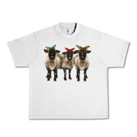 Lunar Rock 3 sheeps suffolk ewe with bandana Urban Heavy Tee - BarkalooDesign