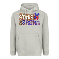 Moon Dust stars and stripes Heavyweight Hoodie - NancyCooperArtShop
