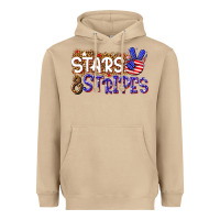 Mushroom stars and stripes Heavyweight Hoodie - NancyCooperArtShop
