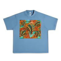 Pebble Blue indian headdress pattern tumbler Urban Heavy Tee - HRA Design Shop
