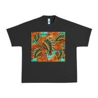 Pigment Black indian headdress pattern tumbler Urban Heavy Tee - HRA Design Shop