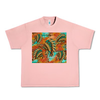 Salmon indian headdress pattern tumbler Urban Heavy Tee - HRA Design Shop