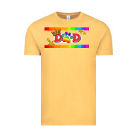 Vintage Mustard lgbtq dad  libbey glass Vintage Tee - HRA Design Shop