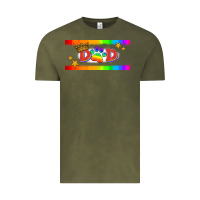 Vintage Olive lgbtq dad  libbey glass Vintage Tee - HRA Design Shop