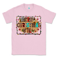 Bubblegum Pink merry christmas y'all Classic Tee - JahusDesignShop