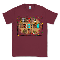 Burgundy merry christmas y'all Classic Tee - JahusDesignShop
